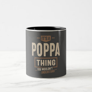 Taza Bicolor Hombres es un abuelo de papá gracioso