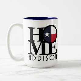 Taza Bicolor HOME Addison Texas 15oz