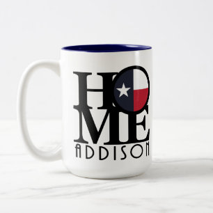 Taza Bicolor HOME Addison Texas 15oz