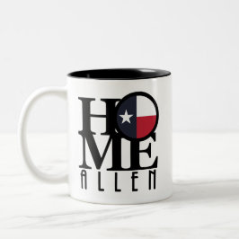 Taza Bicolor HOME Allen Texas