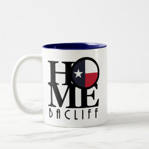 Taza Bicolor HOME Bacliff Texas