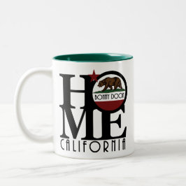 Taza Bicolor HOME Bonny Doon California 11oz