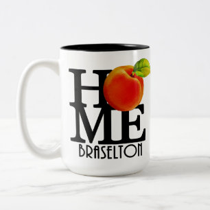 Taza Bicolor HOME Braselton Georgia 15oz