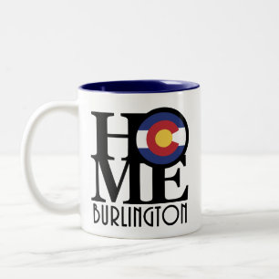 Taza Bicolor HOME Burlington Colorado 11oz