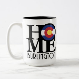 Taza Bicolor HOME Burlington Colorado 15oz