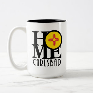 Taza Bicolor HOME Carlsbad NM 15oz