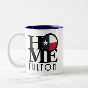 Taza Bicolor HOME Fulton Texas