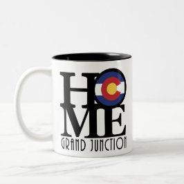 Taza Bicolor HOME Grand Junction Colorado 11oz