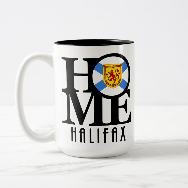 Taza Bicolor HOME Halifax Nova Scotia 15oz (Izquierda)