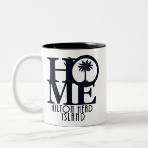 Taza Bicolor HOME Hilton Head Island 11oz de café de dos tonos