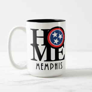 Taza Bicolor HOME Memphis Tennessee 15oz