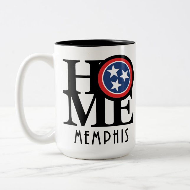 Taza Bicolor HOME Memphis Tennessee 15oz (Izquierda)