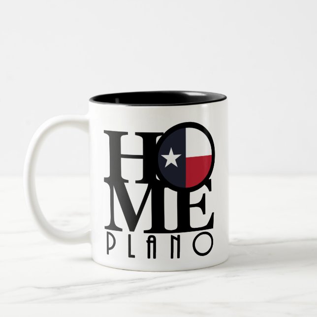 Taza Bicolor HOME Plano Texas 11oz (Izquierda)