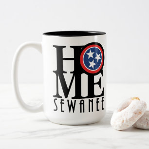 Taza Bicolor HOME Sewanee Tennessee 15oz