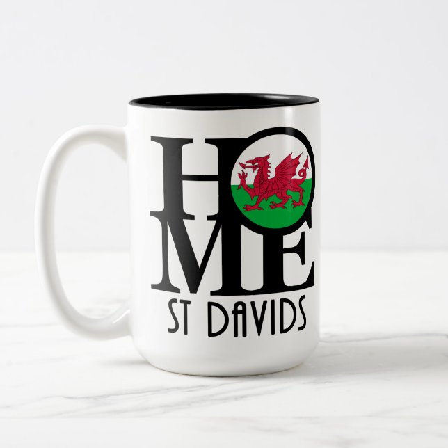 Taza Bicolor HOME St Davids 15oz (Izquierda)