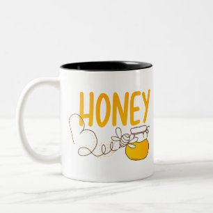 Taza Bicolor Honey Bee