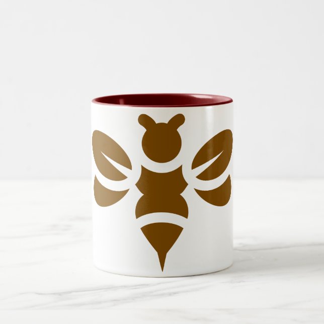 Taza Bicolor Honey Bee Coffee Mug (Centro)