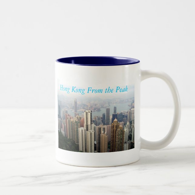 Taza Bicolor Hong Kong del pico (Derecha)