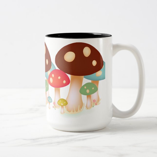 Taza Bicolor Hongos (Derecha)