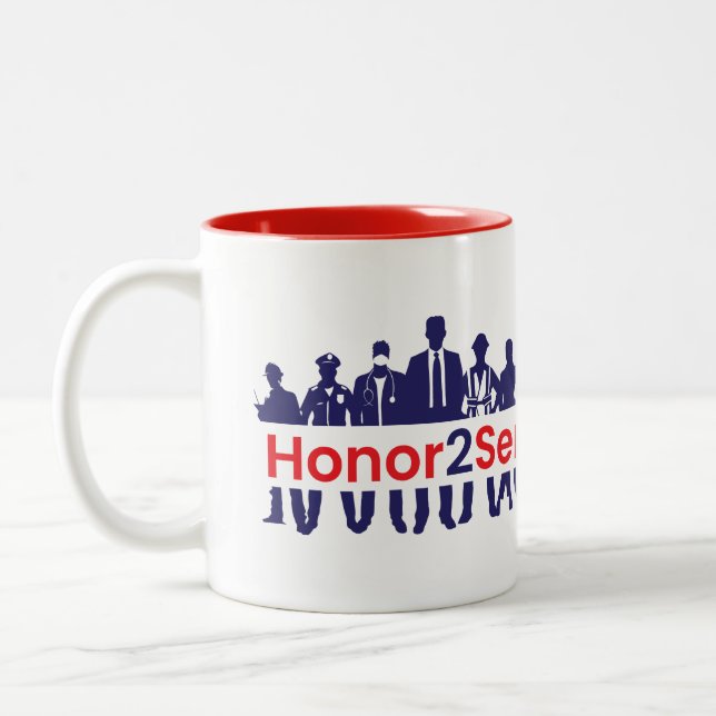 Taza Bicolor Honor2Serve (Izquierda)