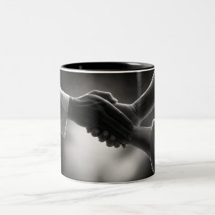 Taza Bicolor Honor a los héroes: Mug de manos salvadoras de vid