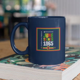 Taza Bicolor Honrando el 18 de junio de 1865 - Celebrando la li