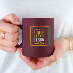 Taza Bicolor Honrando el 18 de junio de 1865 - Celebrando la li