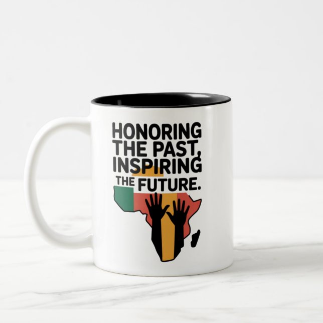 Taza Bicolor Honrando el pasado Inspirando el futuro (Izquierda)