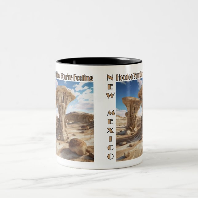 Taza Bicolor Hoodoos de Nuevo México (Centro)