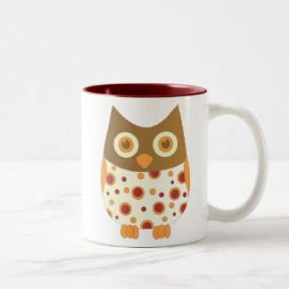 Taza Bicolor Hoot Owl