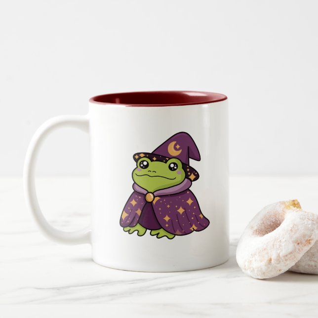 Taza Bicolor Hopclo el Starbound Toad (Con donut)