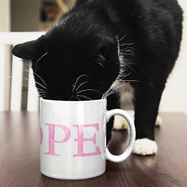 Taza Bicolor Hope Kitty Mug