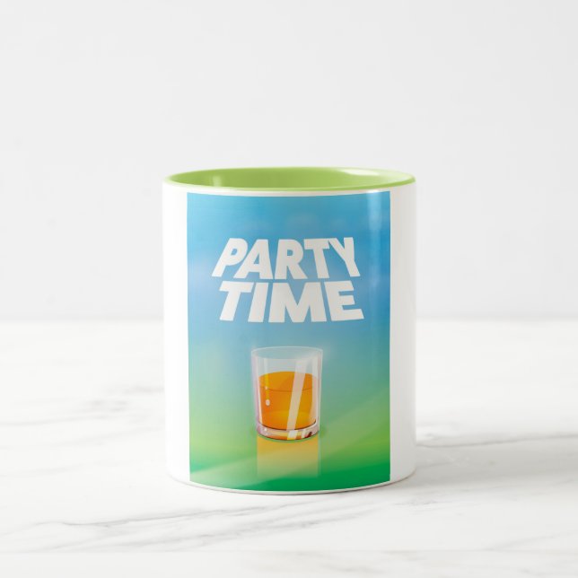 Taza Bicolor Hora de Fiesta (Centro)