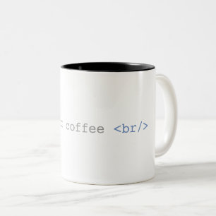 Taza Bicolor Hora para el HTML divertido del descanso para