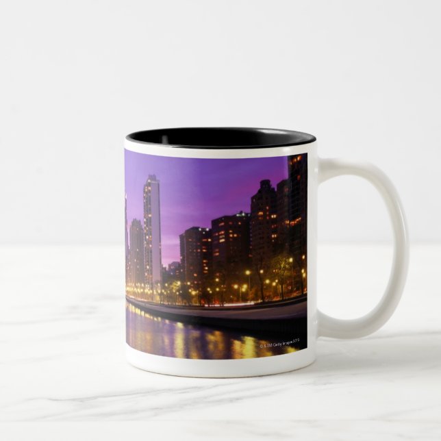 Taza Bicolor Horizonte de Chicago (Derecha)