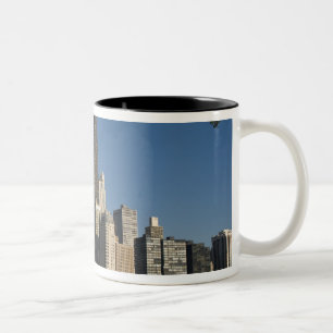 Taza Bicolor horizonte de Chicago y lago Michigan, Lake Shore