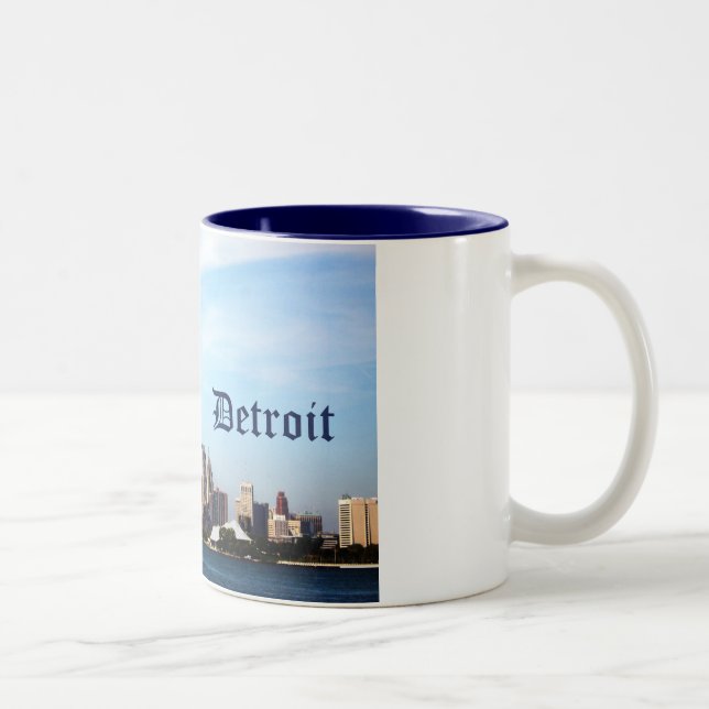 Taza Bicolor horizonte de Detroit (Derecha)