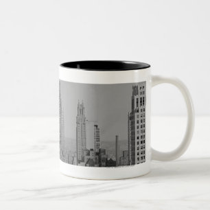 Taza Bicolor Horizonte de la ciudad