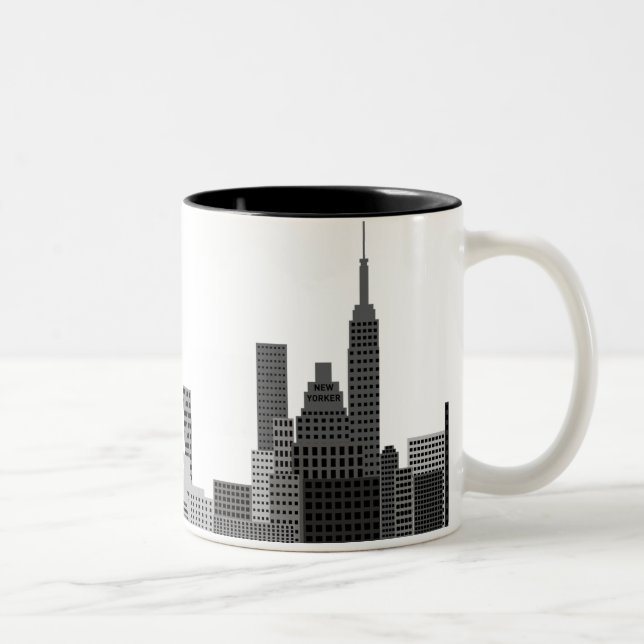 Taza Bicolor Horizonte de New York City (Derecha)