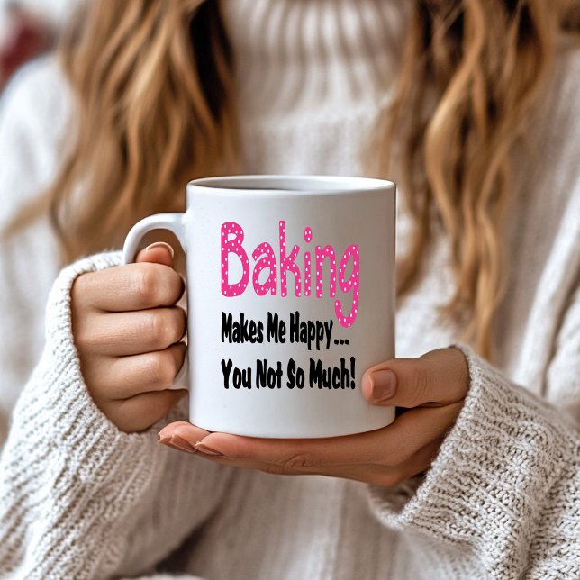 Taza Bicolor Hornear Me Hace Feliz (Subido por el creador)