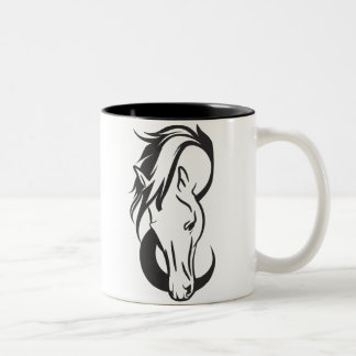 Taza Bicolor Horse Mug