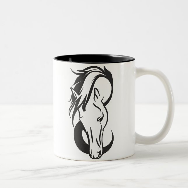 Taza Bicolor Horse Mug (Derecha)