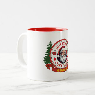 Taza Bicolor Hot Cocoa Cosy Vibes Navidades Magic Mug
