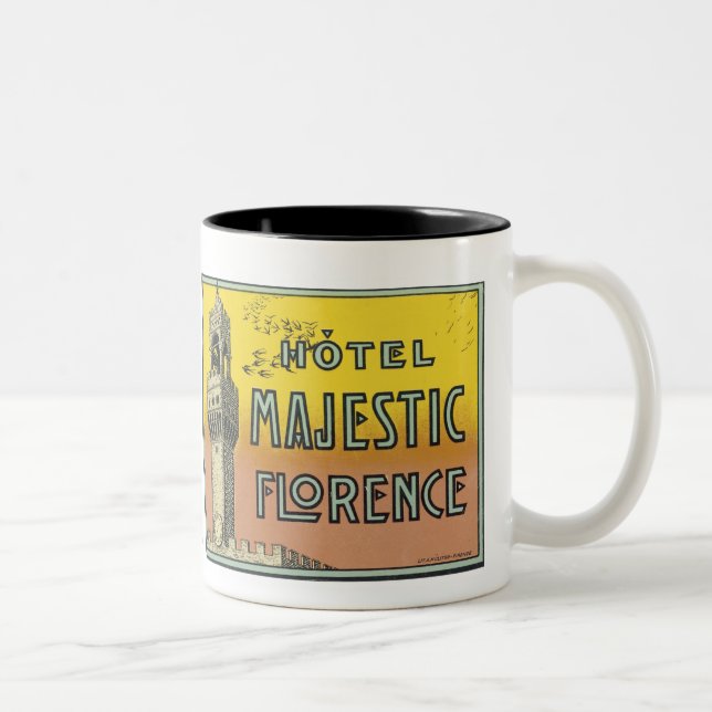 Taza Bicolor Hotel Majestic Florencia (Derecha)