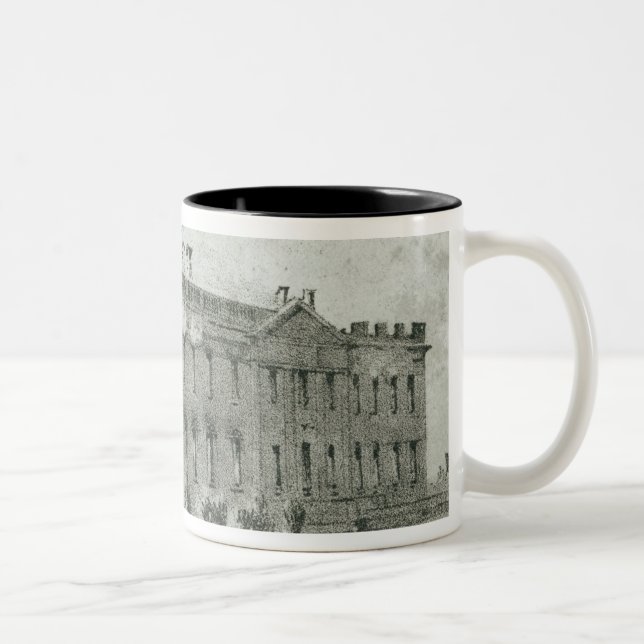 Taza Bicolor House After del presidente su destrucción (Derecha)