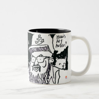 Taza Bicolor How's My Audio Mug