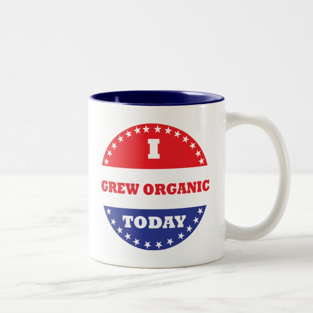 Taza Bicolor Hoy Crecí Orgánico (Derecha)