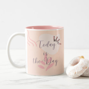 Taza Bicolor Hoy es el día