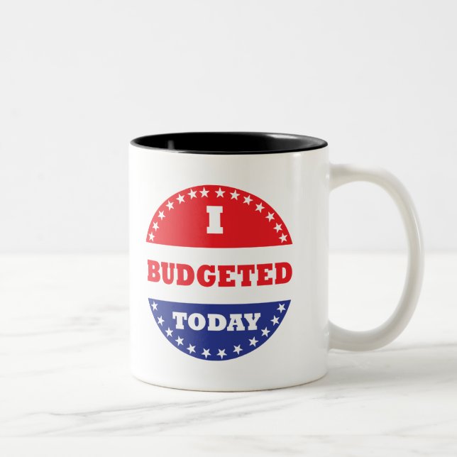Taza Bicolor Hoy Presupuesté (Derecha)