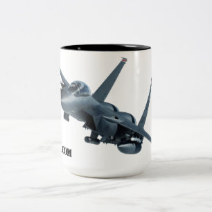 Taza Bicolor Huelga Eagle Drinkware de F-15E